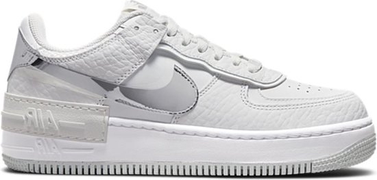 Nike Air Force 1 Shadow - Wit/ Argent - Taille 38 - Femme | bol.com