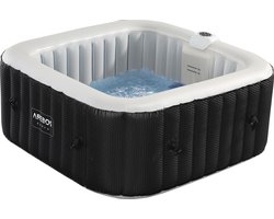AREBOS Whirlpool Corfu - Opblaasbaar met LED-verlichting - 4 personen - 2400W