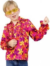 Faram Gekleurd hippie shirts voor kinderen 152