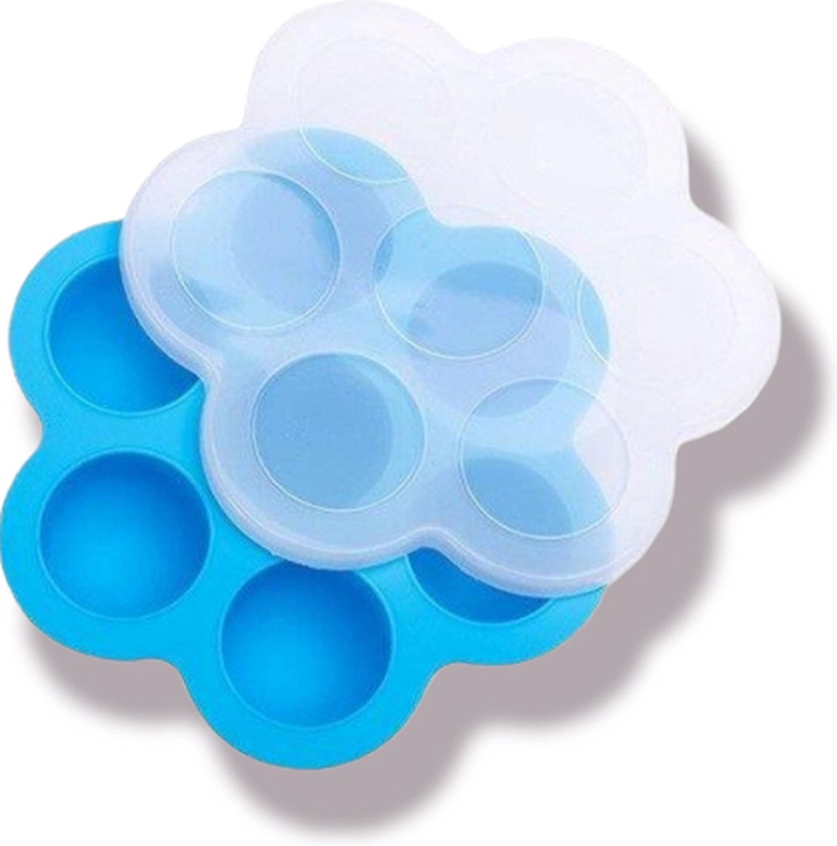 Goedkoopste Bewaarbakjes babyvoeding - Babyvoedingsaccessoires - Baby bakjes met 7 vakjes Blauw