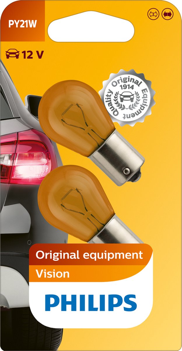Philips PY21W / BAU15s 12V - Original - Set