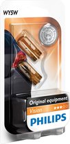 Philips WY5W autolampjes in verpakking, 12V, 5W, Vision, Original Equipment