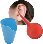 Oorspuit / oorreiniger - Ballon 85ml met handige opvangbeker - oorsmeer verwijderaar voor oor schoonmaken