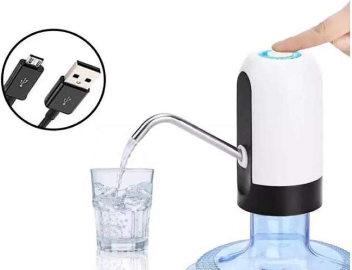 Automatische Waterfles Pomp Slimme Water Dispenser Usb Opladen Elektrische Water Kan Pomp Drinkdispenser Voor Thuis Kamperen