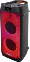 PartyBox draagbare Bluetooth-luidspreker met Karaoke-functie Gitaar-ingang TWS Radio AUX USB microSD Afstandsbediening Disco LED-verlichting