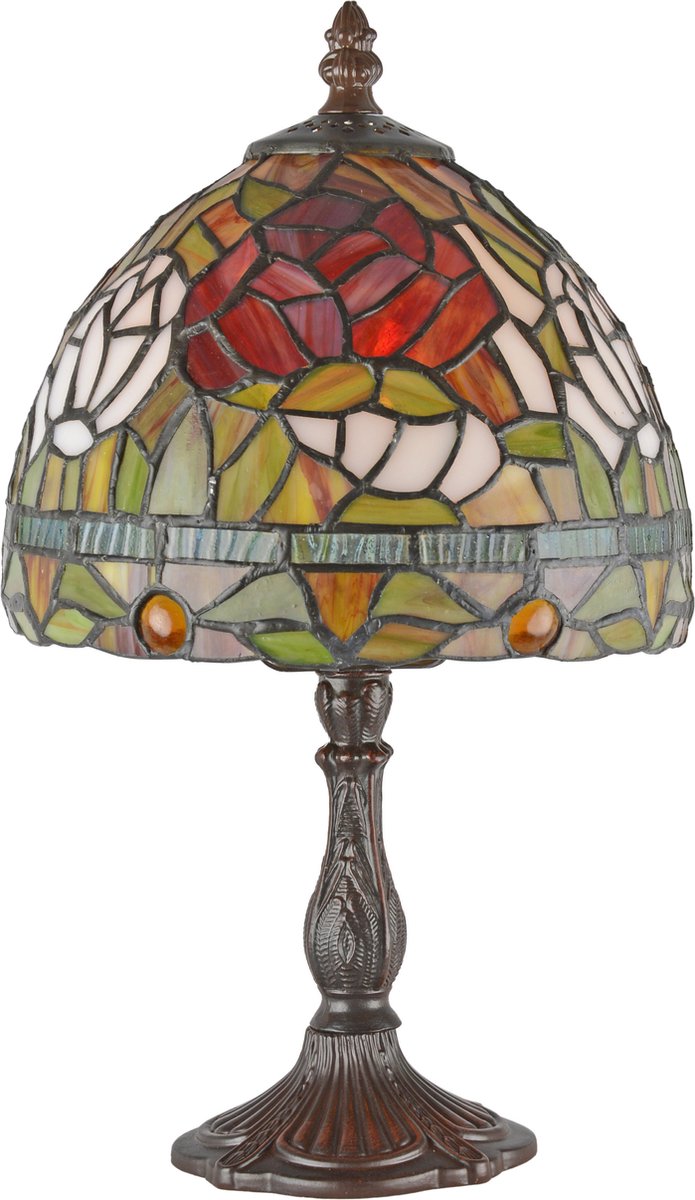 Tiffany Stijl tafel lamp 34 cm hoog