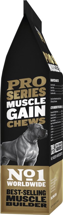 Bully max PRO Power chews series 11-in-1 kauwsnacks voor spiergroei ...