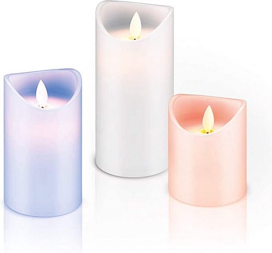 Well Being - Candles - Multicolor - Remote - Timer