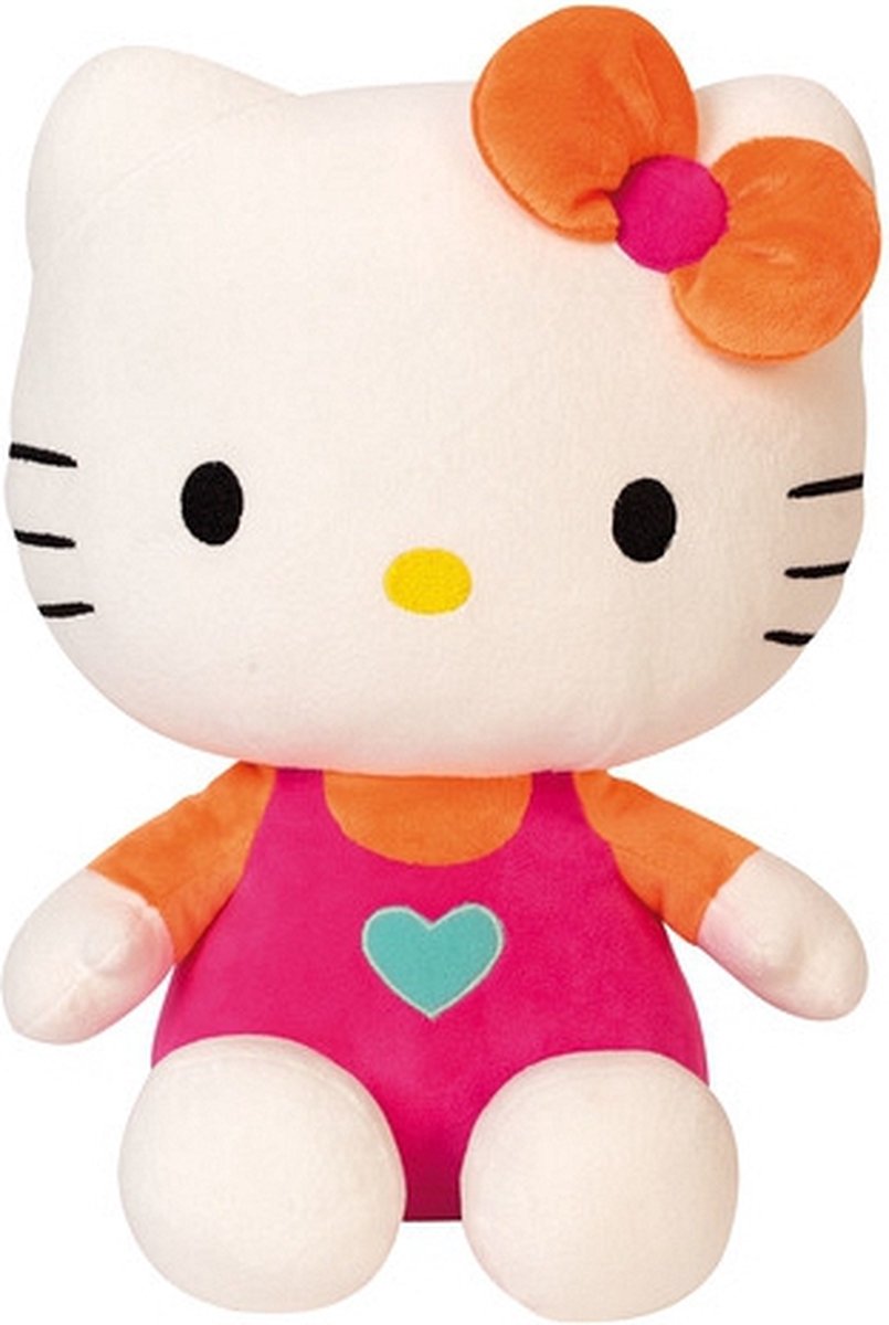 Pluche Hello Kitty knuffel roze 30 cm