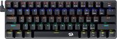Bol.com Redragon Jax K613 Rainbow 60% Gaming Toetsenbord - compact ergonomisch toetsenbord aanbieding