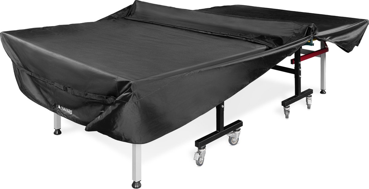 Hixa Beschermhoes Tuinmeubelen Tuinset Tafel Hoes Rond Tuinbank Grijs Waterdicht 150x150x60cm Afd