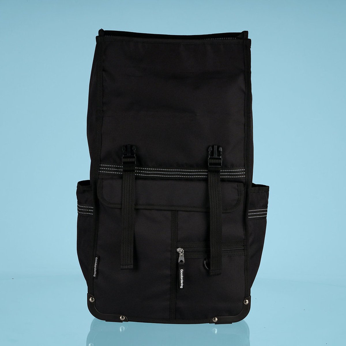 Rugzak Goodordering Rolltop backpack Zwart Nylon