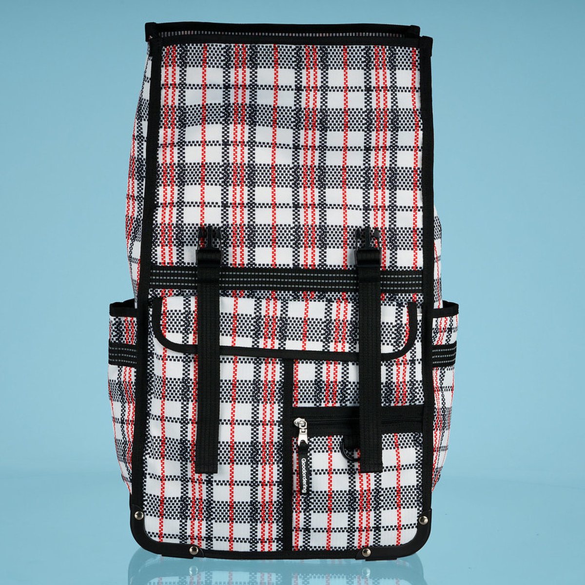 Rugzak Goodordering Tartan Rolltop Backpack