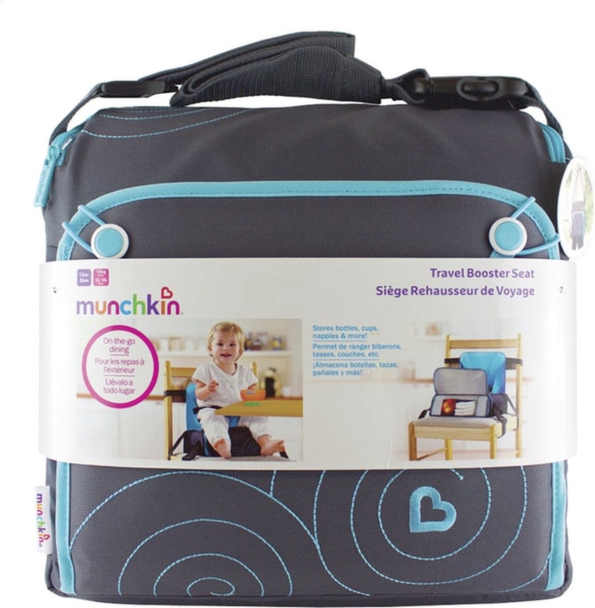 Munchkin portable travel child sales booster seat