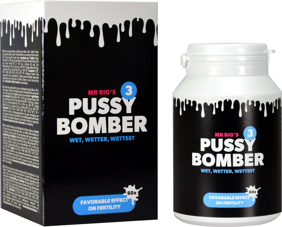 Goedkoopste The Big 4 - Pussy Bomber - Zaadproductie - 60 tabletten