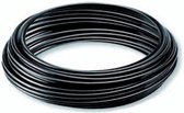 PVC slang 4 x 7mm soepel zwart - 1m