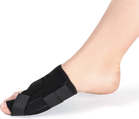 JUST23 Hallux Valgus Grote Teencorrector - Maat 43-47 (L) - Epitact - Teen bescherming  - Teenspreider - Brace voor grote teen - Teen corrector - Voet brace - Teen spalk