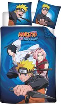 Naruto Dekbedovertrek Kyuubi - Eenpersoons - 140 x 200 cm - Katoen