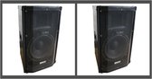 DJ,Disco, speaker set luidsprekers (SET PRIJS!) 400W Max vermogen/10 inch woofer