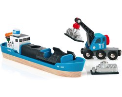 BRIO Containerschip met kraanwagen - 33534