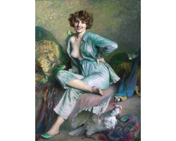 Émile Friant - Familiar Birds (1921), De Vertrouwde Vogels Canvas Print