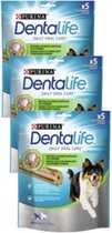 3x Purina Dentalife Daily Oral Care Medium - Hondensnacks - 115g