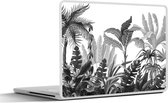 Laptop sticker - 12.3 inch - Design - Jungle - Bladeren - 30x22cm - Laptopstickers - Laptop skin - Cover