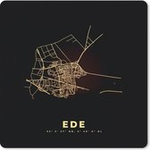 Muismat - Mousepad - Ede - Stadskaart - Kaart - Plattegrond - 30x30 cm - Muismatten