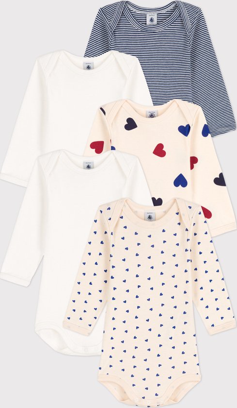 Petit Bateau Baby Schlafanzug | Unisex Babybekleidung Mit Herz-Reißverschluss