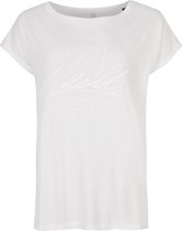 O'Neill T-Shirt Women Essential Graphic Tee Poeder Wit M - Poeder Wit 100% Katoen Round Neck