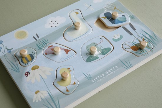 Little Dutch Geluidenpuzzel - Vormenpuzzel - Little Goose van Little Dutch — afbeelding 3