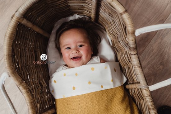 Briljant Baby Laken met Bies voor Wieg 75 x 100 - Sunny - Grijs | bol.com