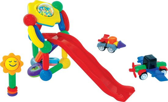 Stick-O Creator Set - magnetisch speelgoed - 60 stuks - magneten speelgoed - baby blokken