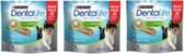 3x Purina Dentalife Daily Oral Care Medium Loyalty Pack - Hondensnacks - 345g