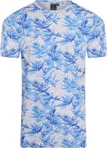 Mario Russo T-shirt - Bloemenpatroon - Zomershirt - XL