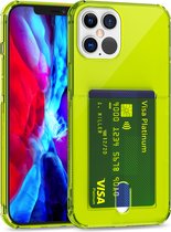 Coque Apple iPhone 13 Mini | Porte-cartes | Coque arrière | Vert