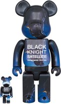 400% & 100% Bearbrick Set - Black Knight Satellite | bol