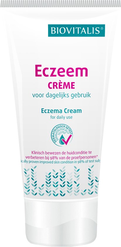 BIOVITALIS - Eczeem Crème - Voor dagelijks gebruik - 100% natuurlijk - 150 ml