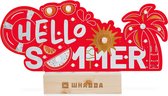 Whadda Hello Summer XL Kit de soudure - Kit de soudure éducatif avec LED - Apprendre à souder - Jouets STEM - Jouets Éducatif