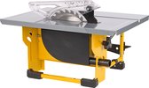 Scie à table électrique Powerplus POWX07588 - Machine à scier 800W, Ø200mm - coupes droites, coudées, en onglet - table 505x373mm - avec 1 acc.