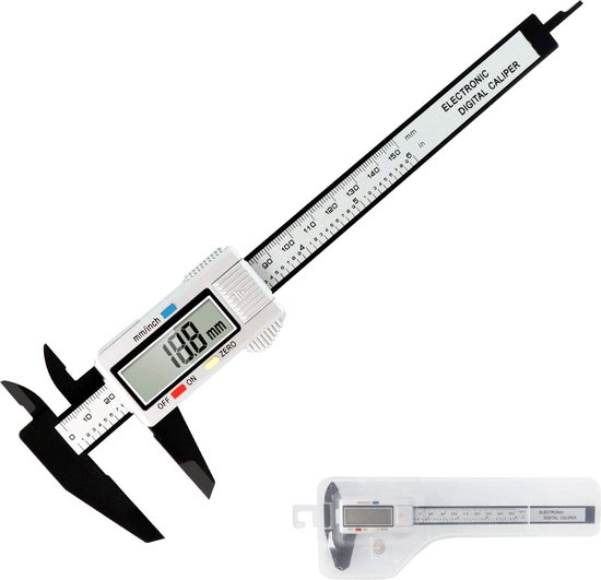 Preciva 6 Inch Digital Caliper, High Precision Measuring Tool With Large Lcd 766880