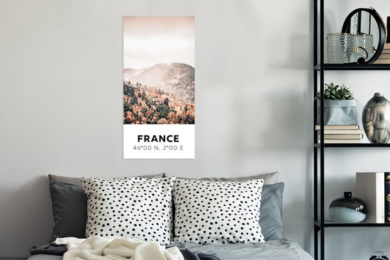 Affiche France - Automne - Montagnes - 40x80 cm