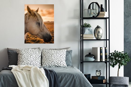 Affiche Cheval - Animaux - Portrait - 60x80 cm