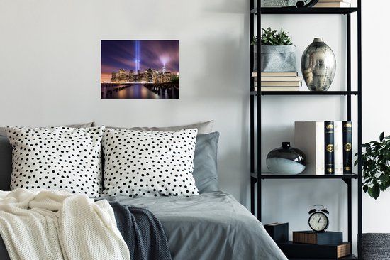 Affiche New York - Nuit - Ville - Water - 40x30 cm