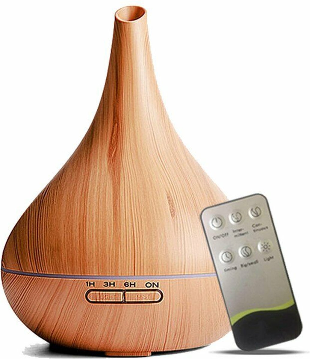 Goedkoopste Aroma Diffuser - Lotus Pro - Light Wood