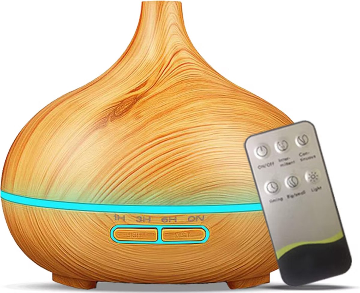 Goedkoopste Aroma Diffuser - Essential Pro – Light Wood