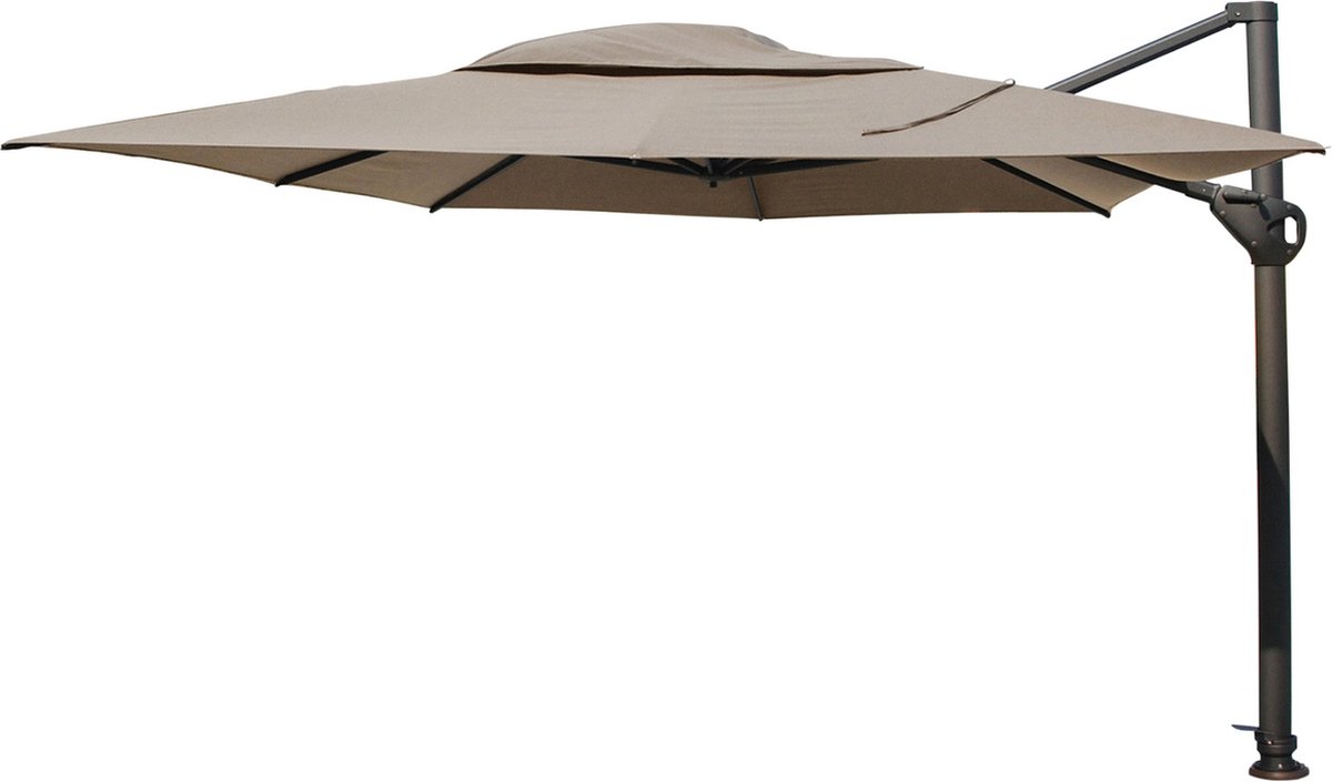 Bol.com Hacienda parasol 300 x 400 cm aanbieding