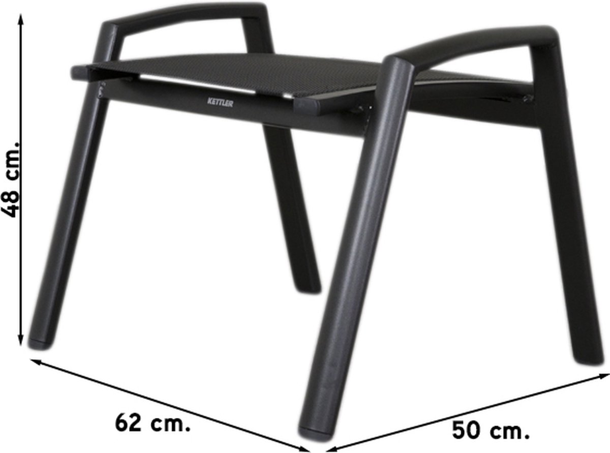 Kettler Altura/Legato repose-pieds - Anthracite