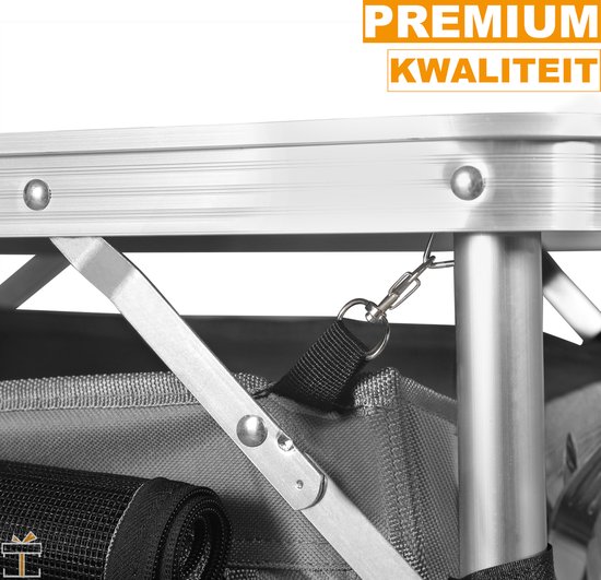 Happyment® Campingkeuken Inklapbaar - 2 in 1 - Camping kast - Kooktafel - Kampeer buitenkeuken - Opvouwbaar van Merkloos — afbeelding 2
