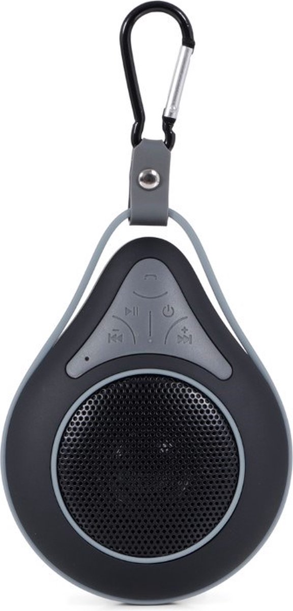 BRAINZ Druppel Speaker - Waterdichte Bluetooth Speaker - Zwart